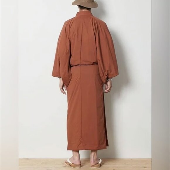 Snowpeak Yamato Outdoor Kimono Burnt orange EUC Size Medium - Picture 2 of 5